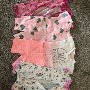 EUC 9-12 mo, 12 mo Baby Girl Pajamas